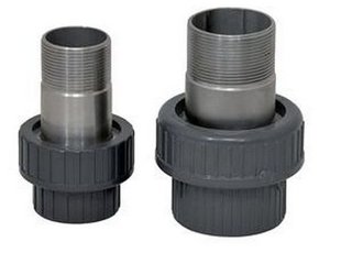 Муфта разъемная д. 50 с вставкой из нерж. стали  1 1/2"