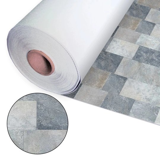 Пленка ПВХ (лайнер)(плитка) Cefil Touch Bluemoon 1.65x25m (41,25м.кв)