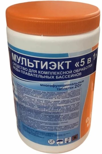Мультиэкт,  Комплекс 5 в 1, (20) таблетки, 0,8 кг. (6)