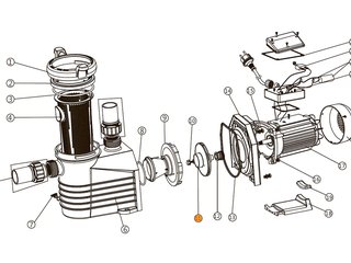 Рабочее колесо насоса E-Turbo ET150 Emaux  420360887