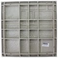 Плитка тротуарная пластиковая 40х40см серая (брусчатка) Vinyl Works