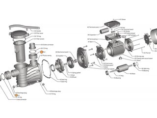 Гайка муфты d50 насоса HFC 03 Happy Pump