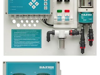 Автоматическая станция рН, CL(Своб.), Rx, Кристалл п с перистальтическими насосам