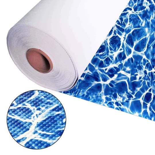 Пленка ПВХ (лайнер) (мрамор) ребристая Aquaviva Diffusion 1.65x20.2 м (33.33 м.кв)