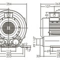 Компрессор низкого давления (1,5 кВт, 220В) Emaux HB20 88080306