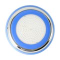 Прожектор накладной из нерж. стали рамка синяя (35Вт/12В) LED Cold white Tadpole JKD-YC300-SP