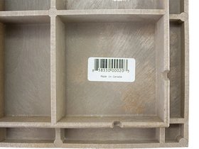 Плитка тротуарная пластиковая 40х40см бежевая (дерево) Vinyl Works