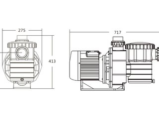 Насос 1,1кВт 220В Emaux SB15 (Opus) 88021307