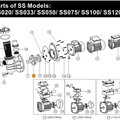 Диффузор насоса SS Emaux (031108)/01111014