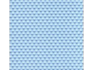Пленка ПВХ (лайнер) (голубая) ребристая Uni color Light Blue 8286 Haogenplast ш.1,65 м