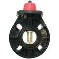 Дисковый поворотный затвор d110 с ручкой, уплотнение EPDM AQUAVIVA