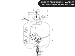 Сепаратор фильтра BRASIL Kripsol R864 BC.A/RFD0118.10R