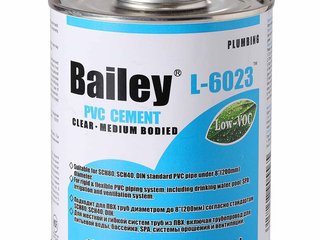 Клей 118ml Bailey для ПВХ труб (19665)