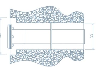 Ат 08.09 Форсунка под. пневмокнопки waterway L=300