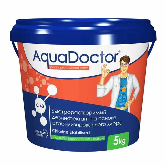 AquaDoctor C-60 (гранулы) хлор-шок 5 кг (1550)