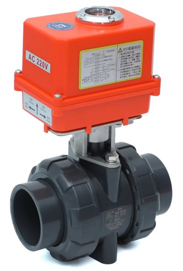 Кран с эл.приводом под вклейку PTFE/EPDM d50 AC220V