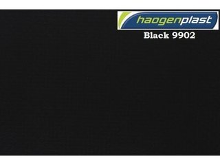 Пленка ПВХ (лайнер) (черная) Uni color Black 9902 Haogenplast ш.1,65 м