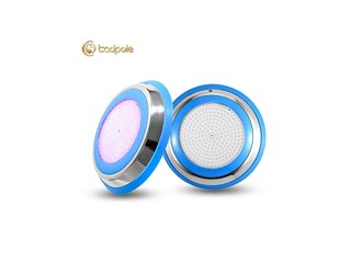 Прожектор накладной из нерж. стали рамка синяя (25Вт/12В) LED RGB с пультом Tadpole JKD-YC300-SP