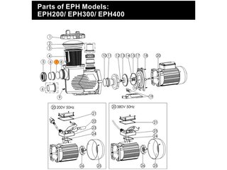 Прокладка-кольцо d 80,5*5,3 муфты 63/75 мм насоса EPH Emaux 111040024/02010043