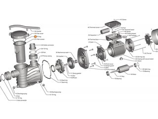 Прокладка-кольцо крышки префильтра насоса HFC 03 Happy Pump