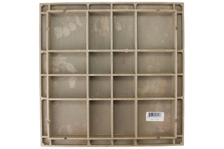 Плитка тротуарная пластиковая 40х40см бежевая (дерево) Vinyl Works