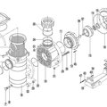 Болт крышки префильтра насоса KAN Kripsol RBH 0001.04R/RPUM0001.04R