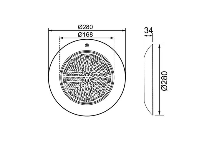 Прожектор накл.(с адаптером) из нерж.стали (18Вт/12В) LED White WAKING HJ-WM-SS280-FGV