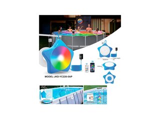 Прожектор навесной (20Вт/12В) LED RGB с пультом и блоком питания 220В Tadpole JKD-YC220-5AP