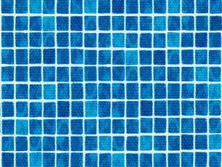 Пленка ПВХ (лайнер) (мозаика неразмытая синяя) Cefil Mediterraneo 1.65x20 м (33 м.кв)