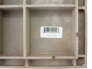 Плитка тротуарная пластиковая 40х40см бежевая (дерево) Vinyl Works
