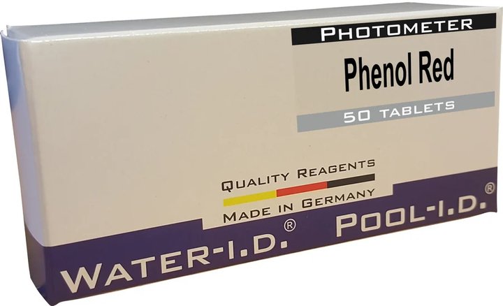 Тестерные таблетки Water-i.d. PHENOL RED Rapid (pH) 10 таблеток (1500шт. в коробке)