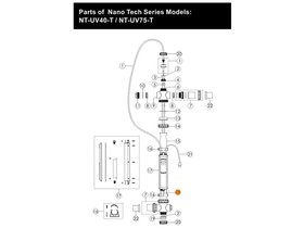 Блок питания установки ультрафиолетовой Emaux Nano Tech NT-UV87-TO Ozone E130402