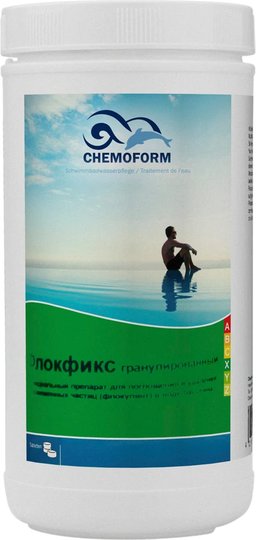 Флокфикс гранулированный 1кг. CHEMOFORM