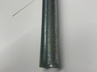 Трубка с прорезью металлич.закругленная (азуро 405) L=127см (1470129)