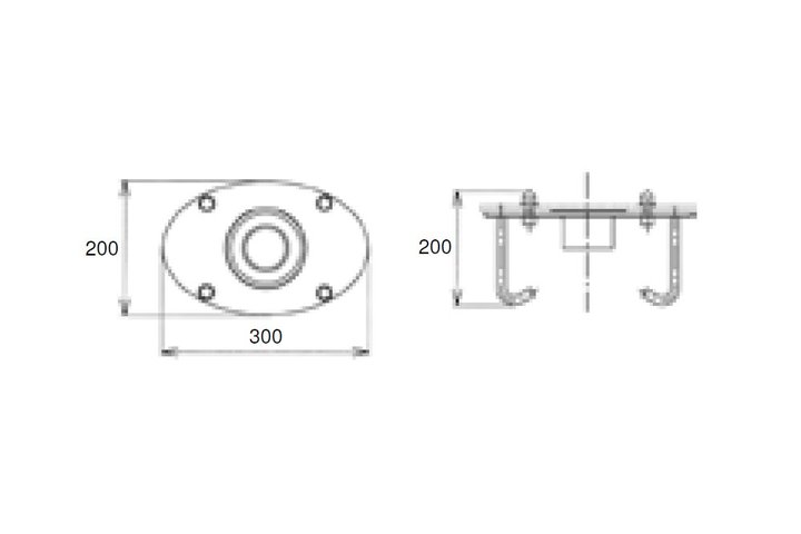 Закладное крепление водопада Cannon Jet Flexinox (87185039)