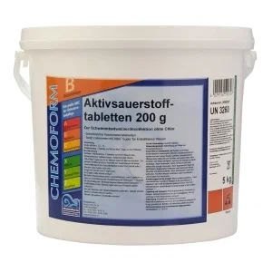 Аквабланк О2 в таблетках (200г)  5 кг. CHEMOFORM
