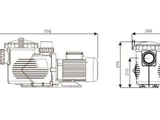 Насос 2,2кВт 380В Emaux  EPH300  88020809