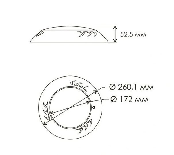 Прожектор светодиодный AquaViva (LED003-546led) 36W White (18373)
