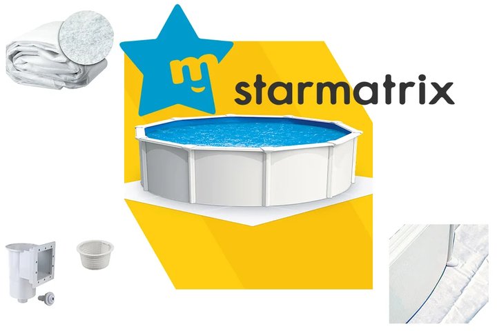 Бассейн Premium Starmatrix круг (4.6x1.3) SP4613BW Galaxy wood