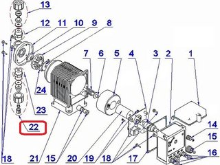Адаптер под шланг хим.реаг. 4/6мм (всасывающ.) насоса-доз. DE и ст. Pool Relax Bayrol (125188)
