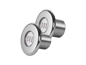Прожектор встр.из нерж.стали 1 1/2 (18Вт/12В) LED RGB WAKING HJ-FG-SS100 -1,5