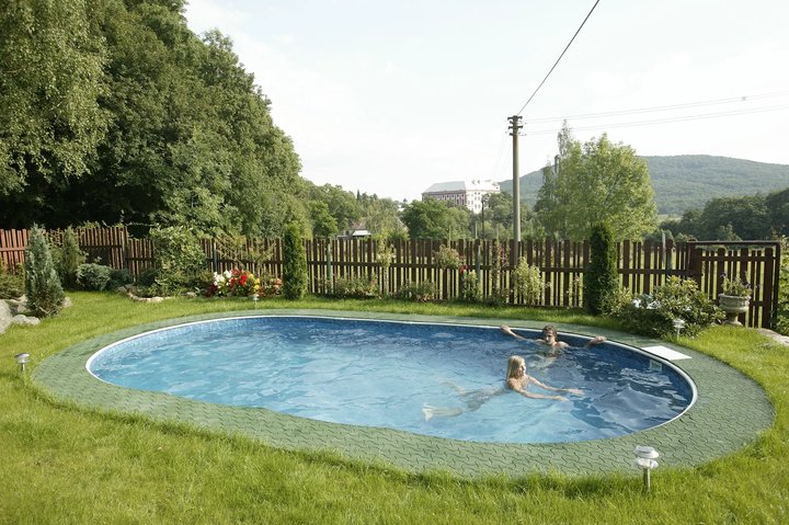 Бассейн Azuro Deluxe 407DL овал 9,1х4,6х1,2 м, Каркас, пленка, без оборудования