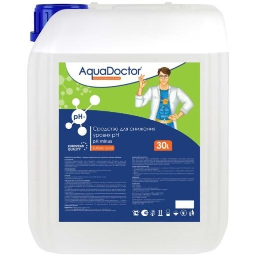 AquaDoctor pH Minus жидкий 30 л. Канистра (15959)