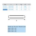 Штанга телескопическая для ролика из нерж. ст. 5,3-6,9м Flexinox (87197013)