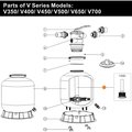 Коллектор фильтра серии V-350 с трубой 89010106/Е010405