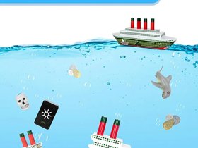 Игра в поисках затонувших кораблей  Swimline  9178