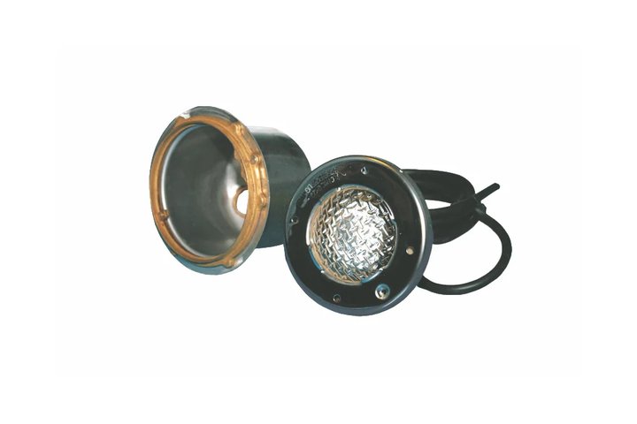 Прожект.из нерж.ст. с закладной (15Вт/12В) c LED-эл-ми Emaux LEDS-100S 88043602//88044111С/9041411