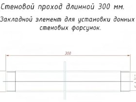 Ат 09.01М Стен. проход 300-1 1/2"  (плит.)316