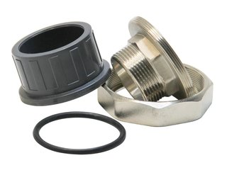 Муфта разборная переходная ПВХ/латунь нр d50x1-1/2" AQUAVIVA