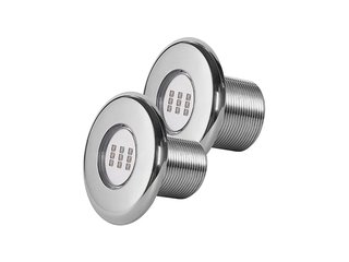 Прожектор встр.из нерж.стали 1 1/2 (18Вт/12В) LED RGB WAKING HJ-FG-SS100 -1,5